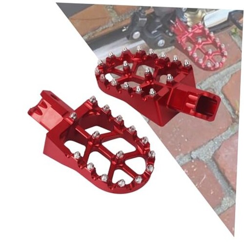 Pedane cnc rosse per crf - pedane, crf/xr